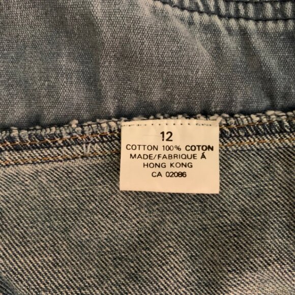 Denim Vintage Mr. Jump Women’s Overall Straight Leg Side Buttons Jeans Jumpsuit - Picture 7 of 9